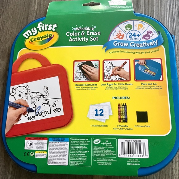 Crayola Color and Erase Activity Set and Smock - Picture 2 of 3